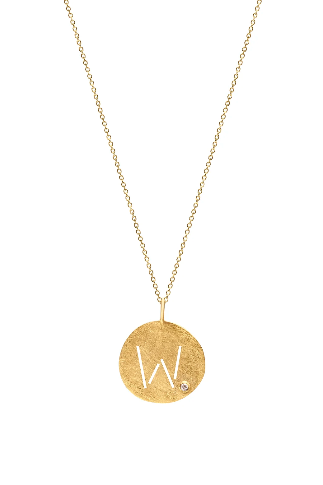 Monogram Pendant with Chain