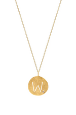 Monogram Pendant with Chain
