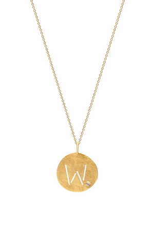 Monogram Pendant with Chain