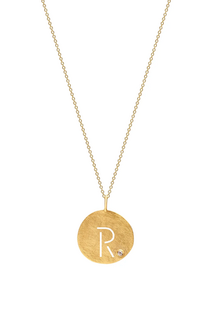 Monogram Pendant with Chain