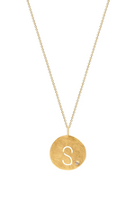 Monogram Pendant with Chain