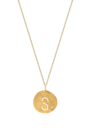 Monogram Pendant with Chain