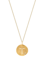 Monogram Pendant with Chain