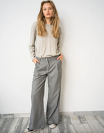 City Sweater in Grey Mélange