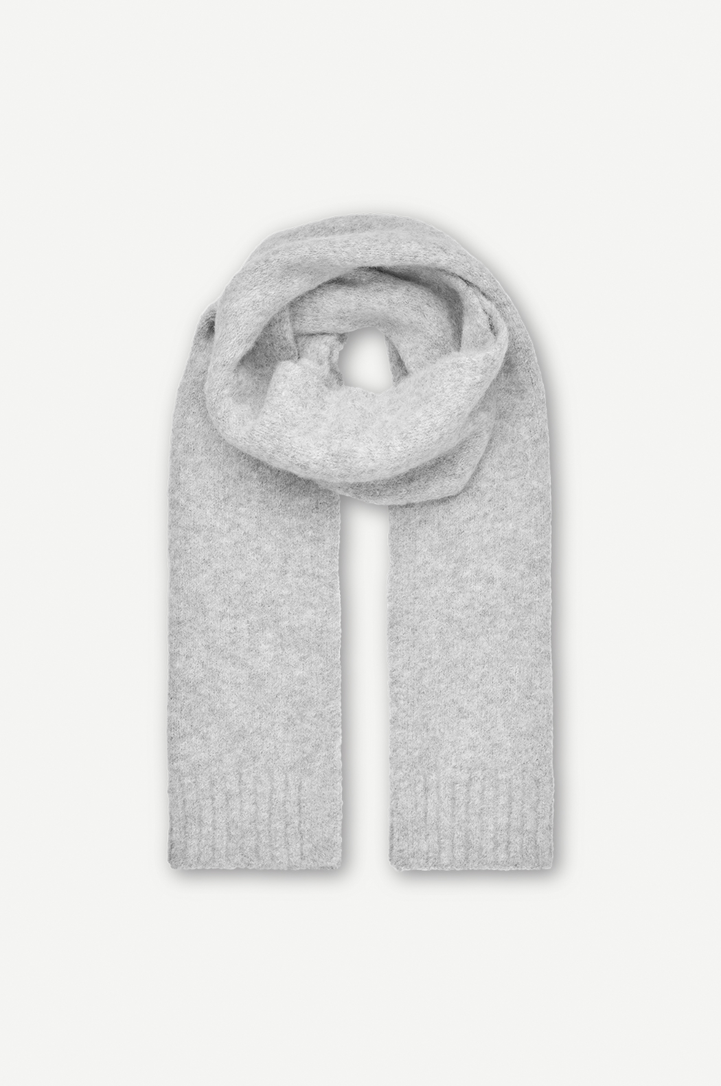 Sajeanne Scarf in Light Grey Mel