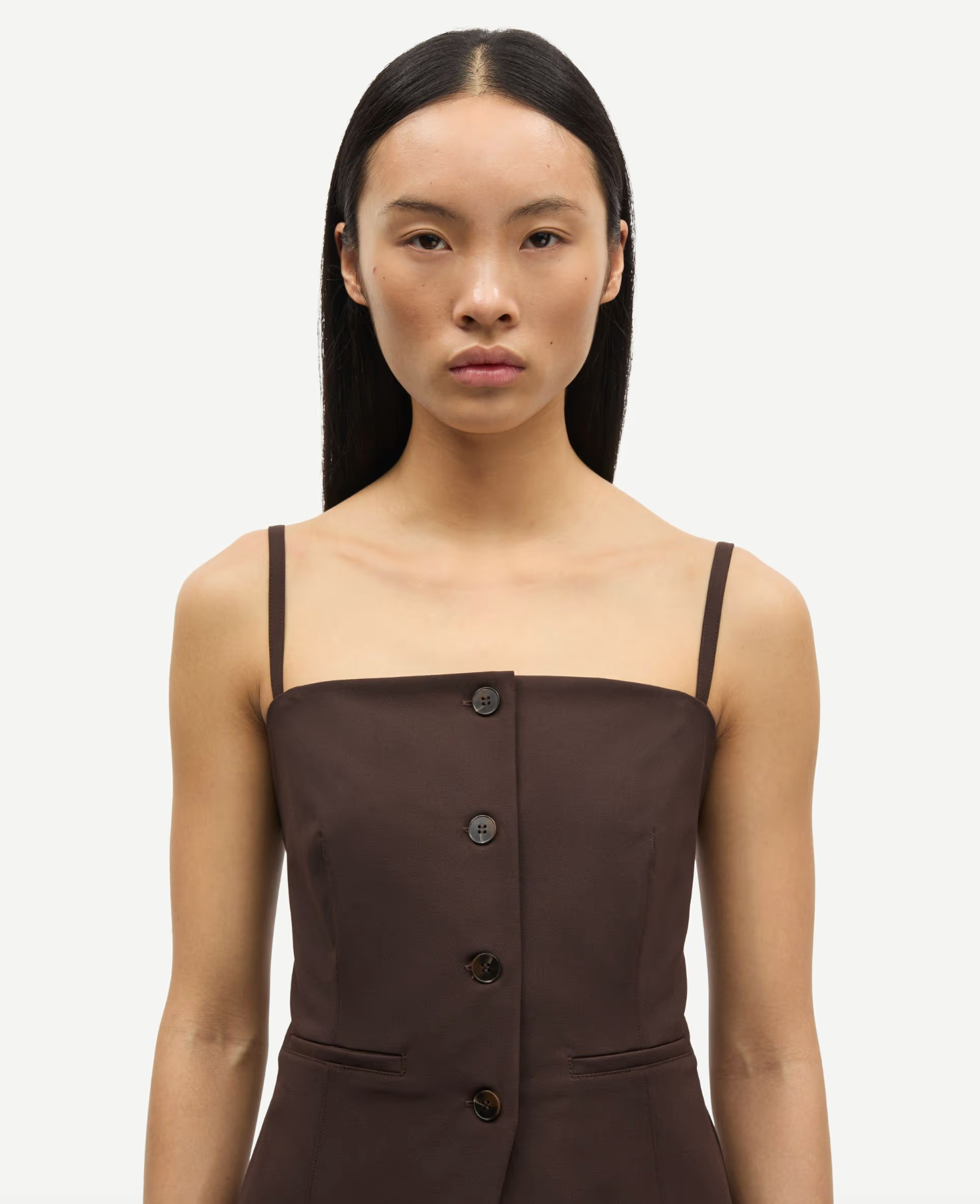 Salco Top in Black Coffee