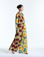 Mixed floral Wide Pants