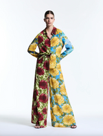 Mixed floral Wide Pants