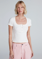 Scoop Henley in Ivory