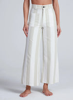 Cropped Sailor in Sand Stripe