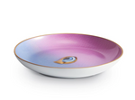 Lito-Eye Canape Plate in Blue+Purple