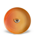 Lito-Eye Canape Plate in Orange+Yellow