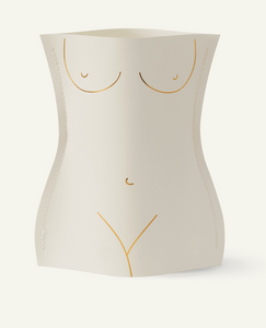 Mini Venus Paper Vase in Ivory