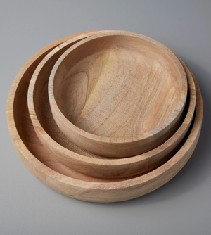Raw Natural Mango Wood Serving Bowl Large