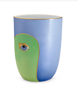 Lito Vase in Green + Blue
