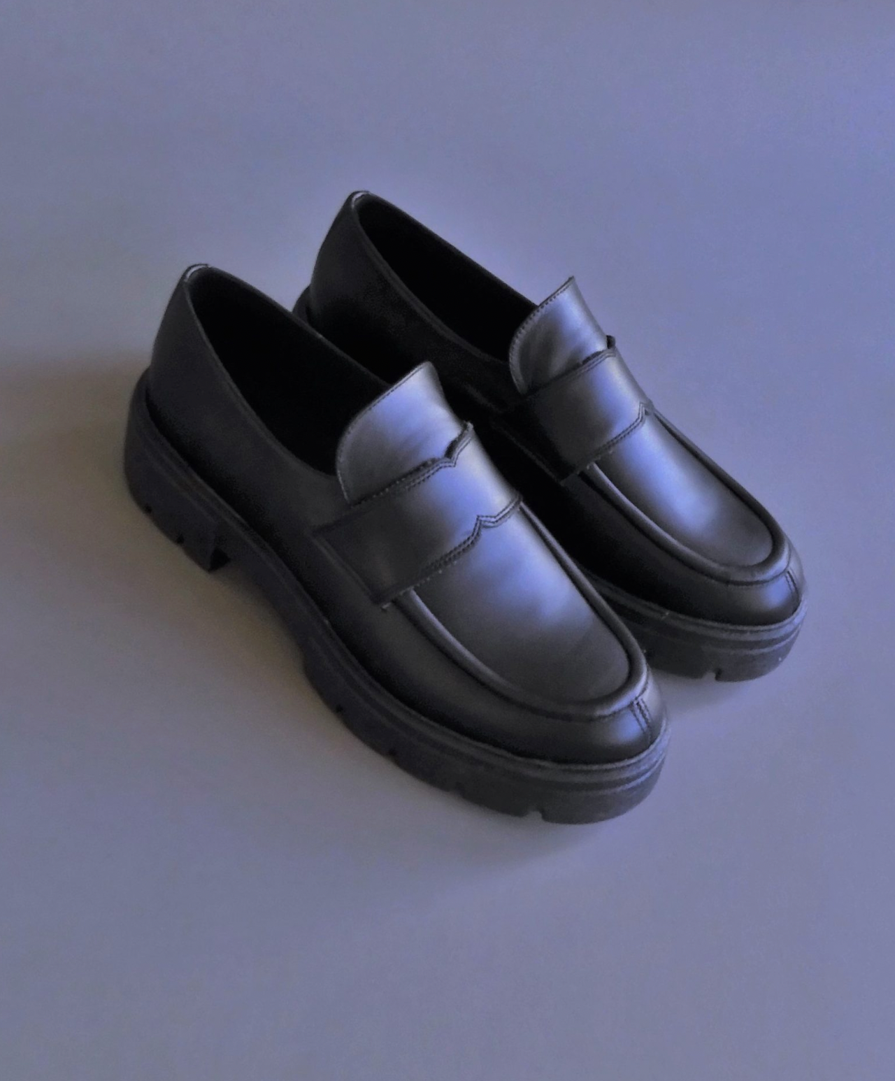 Milano Moccasins in Black Leather