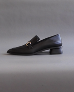 Roma Moccasins in Black Leather