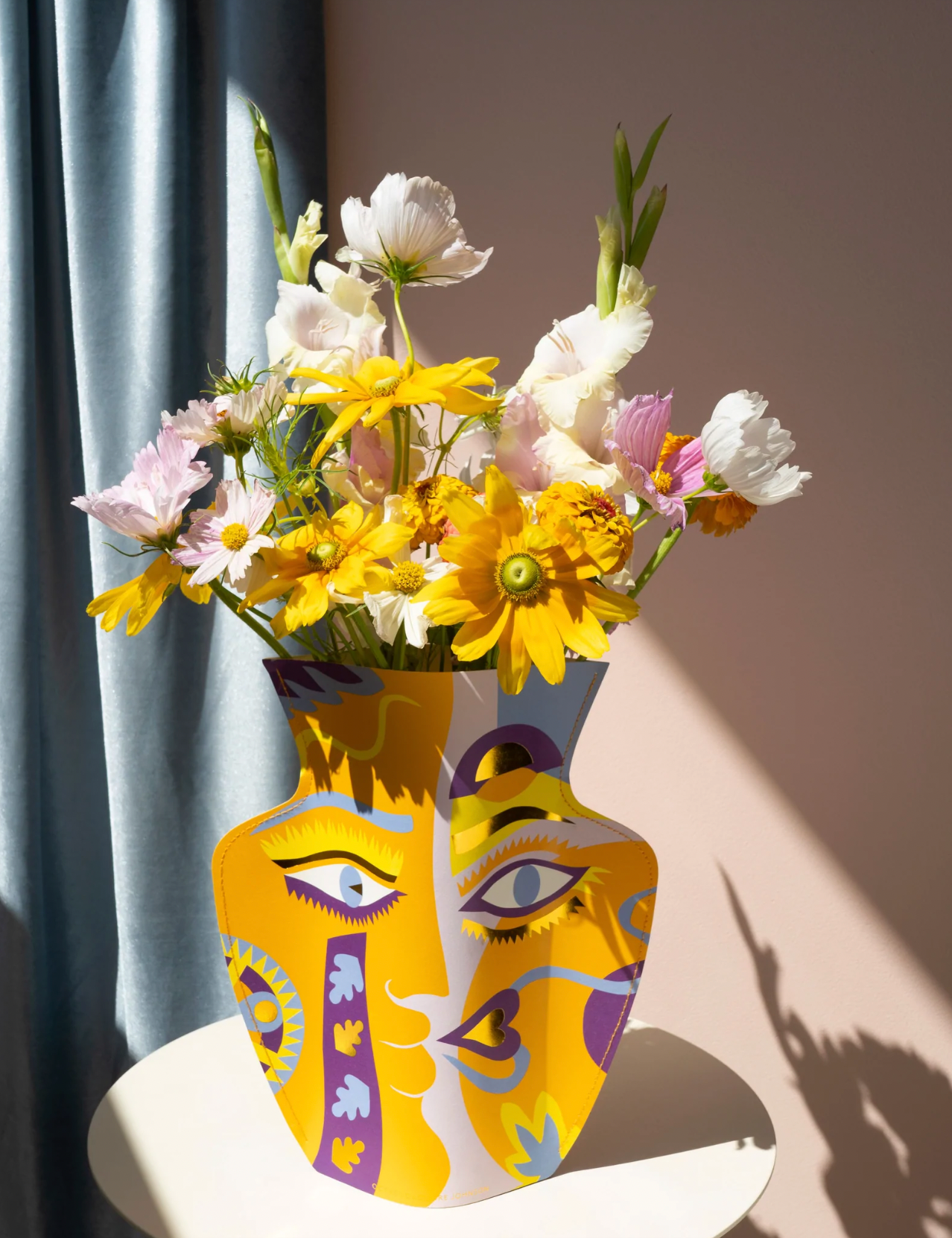Claire Johnson Paper Vase in Orange