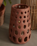 Tall Alameda Lantern in Terracotta