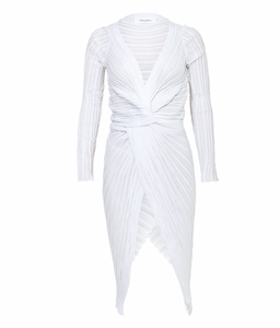 Archetypes Wrap Cardigan in White