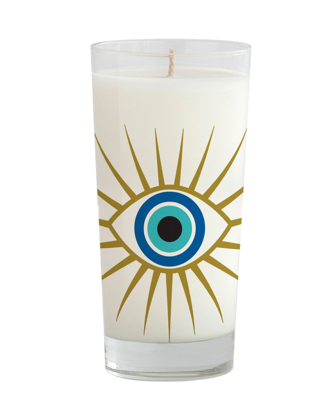 Evil Eye Drinking Glass Candle