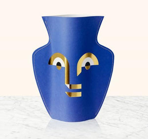 Large Apollo Paper Vase in Blue/Pink