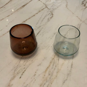 Stemless Wine Glasses by Half United Home